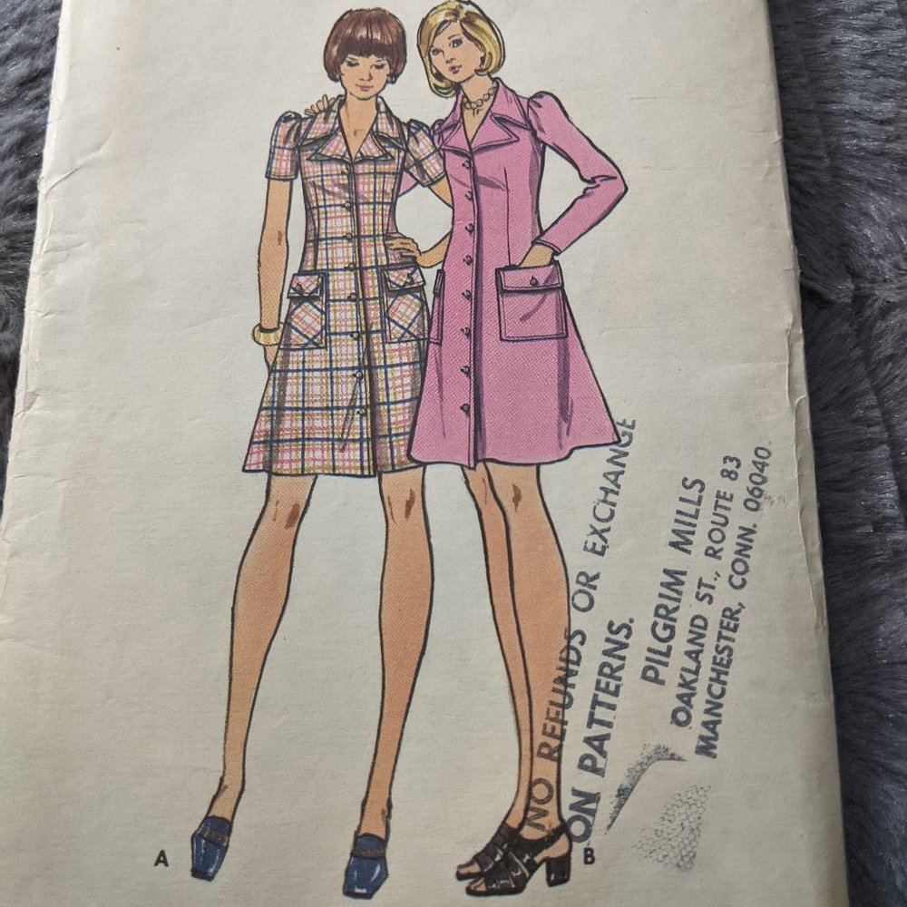 Sewing Pattern Butterick 3011 Size 14 Dress
